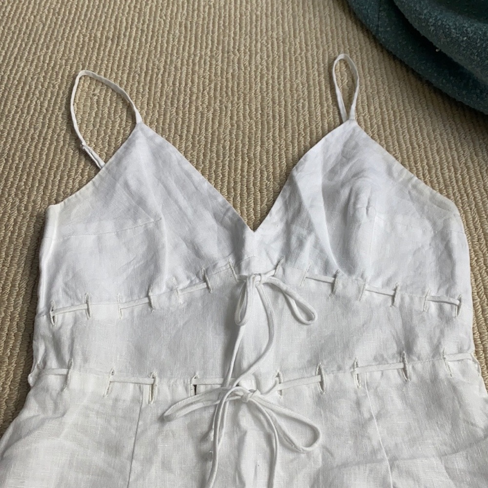 White Reformation Mini Dress